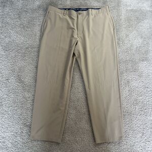Jack Nicklaus Pants Mens 42x30 Tan Stretch Flat Front Dress Golf Casual